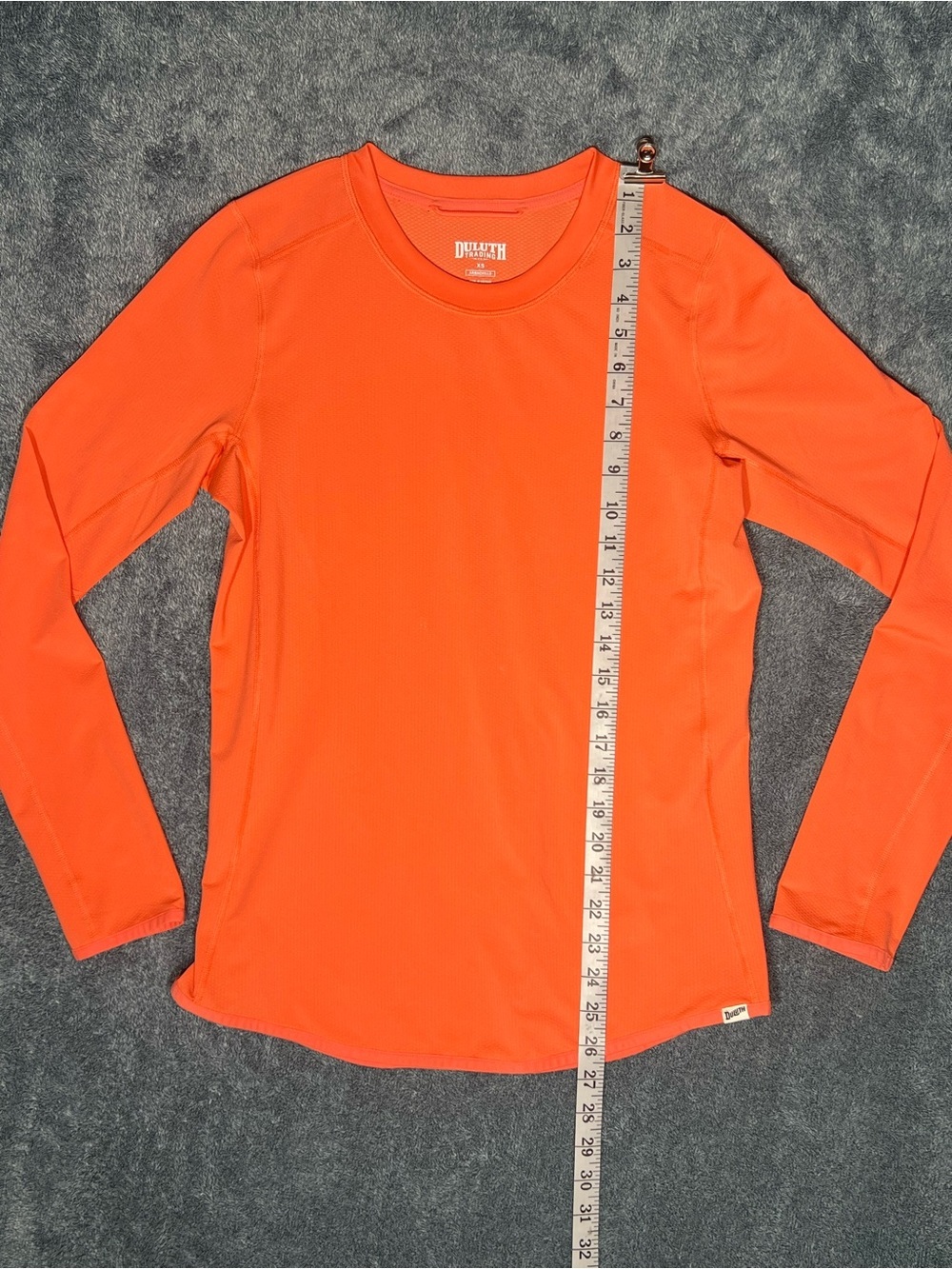 Duluth Trading Armachillo Orange Performance Top XS - Picture 4 of 7